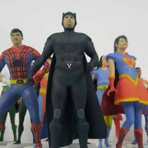 3D Printed Superheros group Models in Dubai